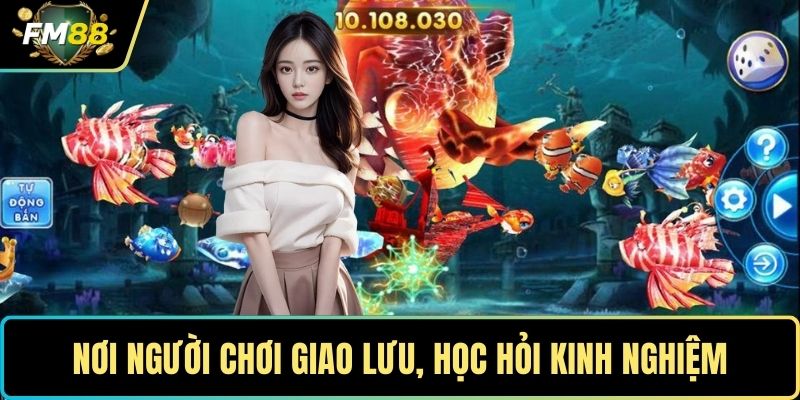 Nơi người chơi giao lưu, học hỏi kinh nghiệm